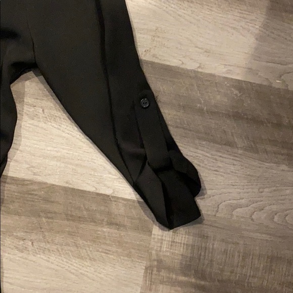 Open back black romper - Picture 2 of 3